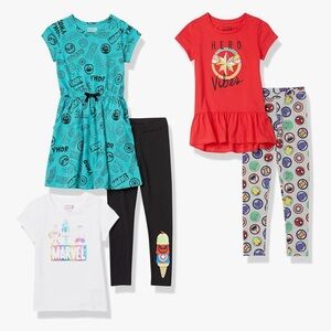 Marvel Hero’s Amazon Essentials girls Disney Mix-and-match Sets, size  XXL NWT